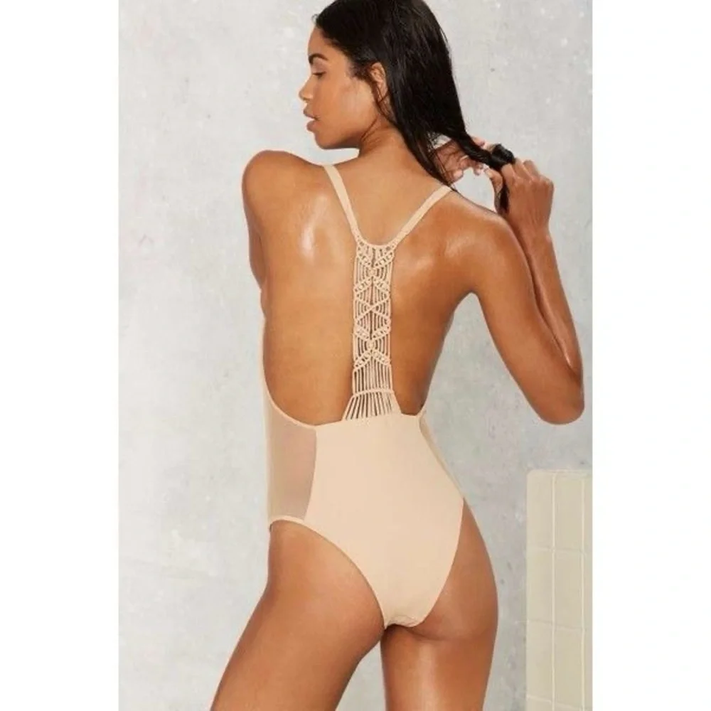 Flook The Label Catalina Macrame One‎ Piece Swimsuit